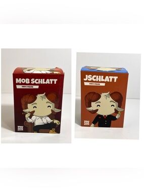 Youtooz Gaming Lunch Club Jschlatt Lot of 2 - #1 Mob Schlatt & #33 Jschlatt
